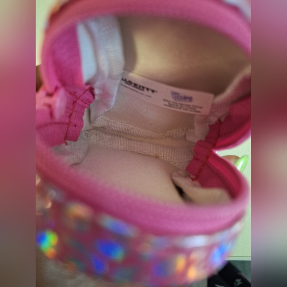 Iridescent Hello Kitty Backpack Coin Purse - Picture 3 of 4